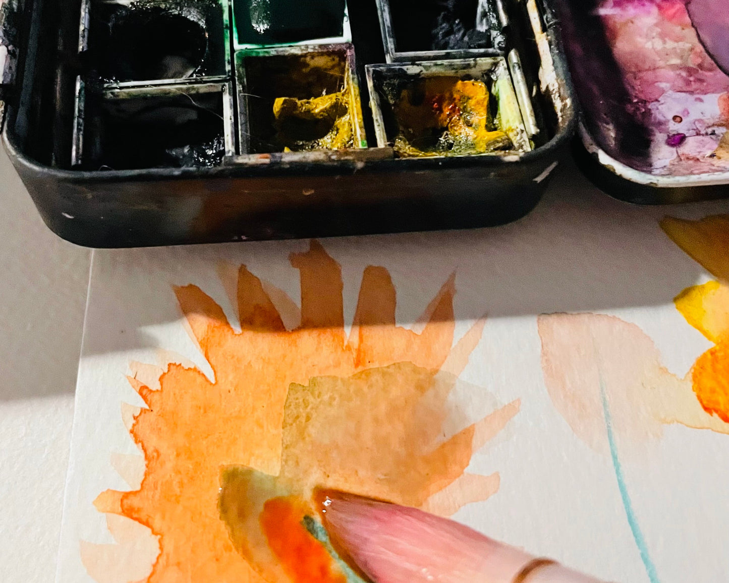 Akvarel workshop lørdag d. 20 sep. kl. 10-12.30