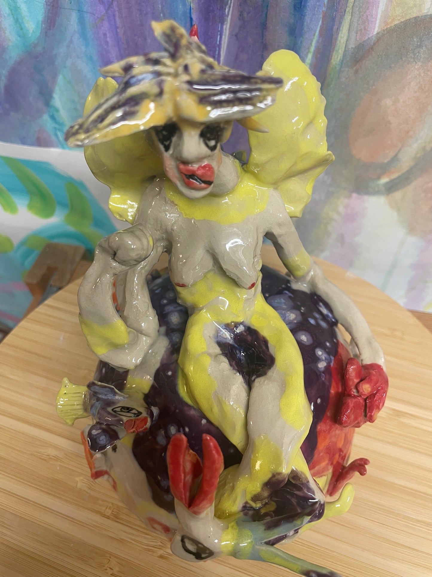 Keramik skulptur “ mit hjerte”