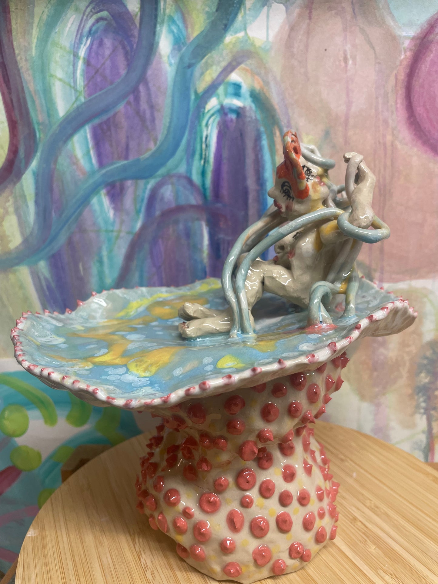 Keramik skulptur “ kluddermutter”