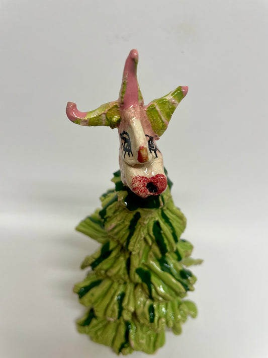 Keramik træ med 2 ansigter