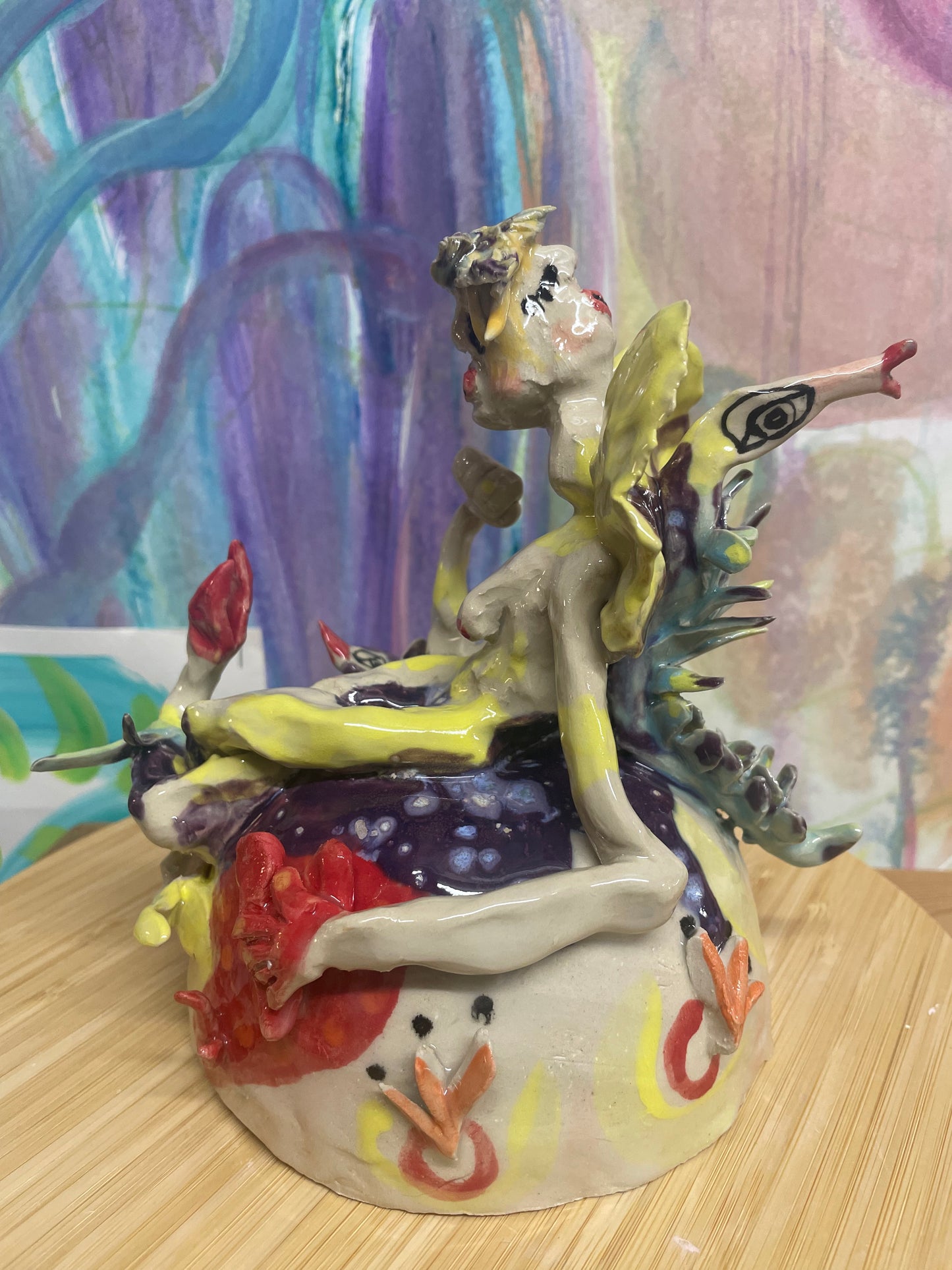 Keramik skulptur “ mit hjerte”