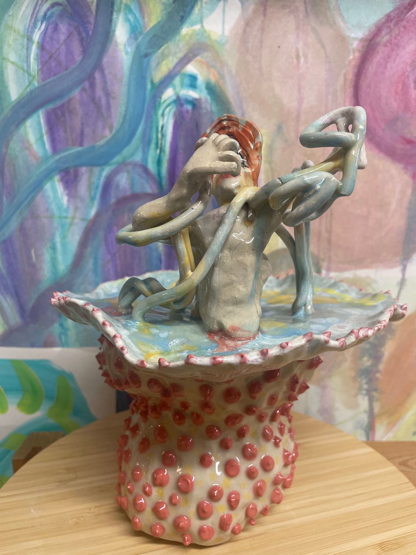 Keramik skulptur “ kluddermutter”