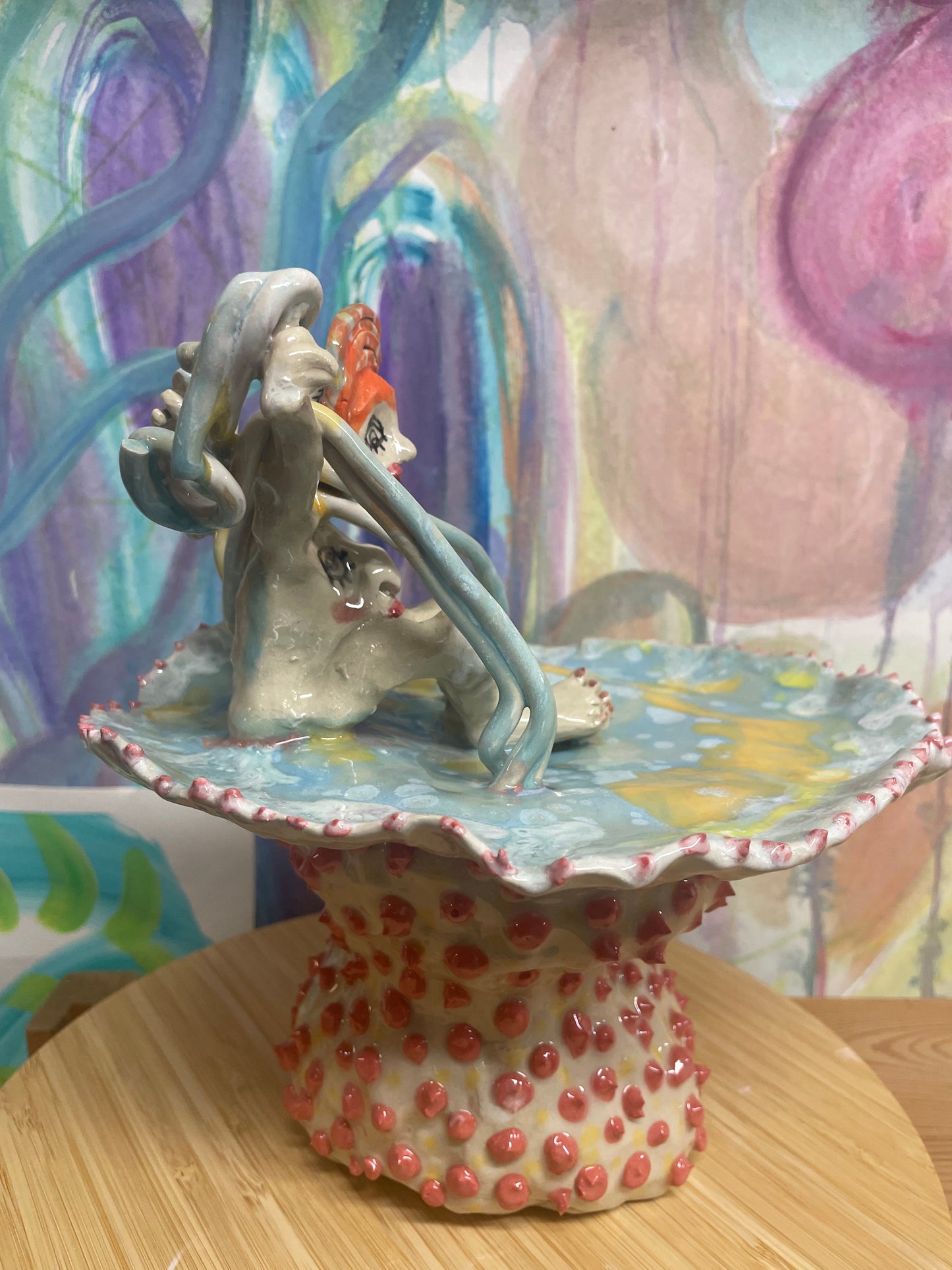 Keramik skulptur “ kluddermutter”