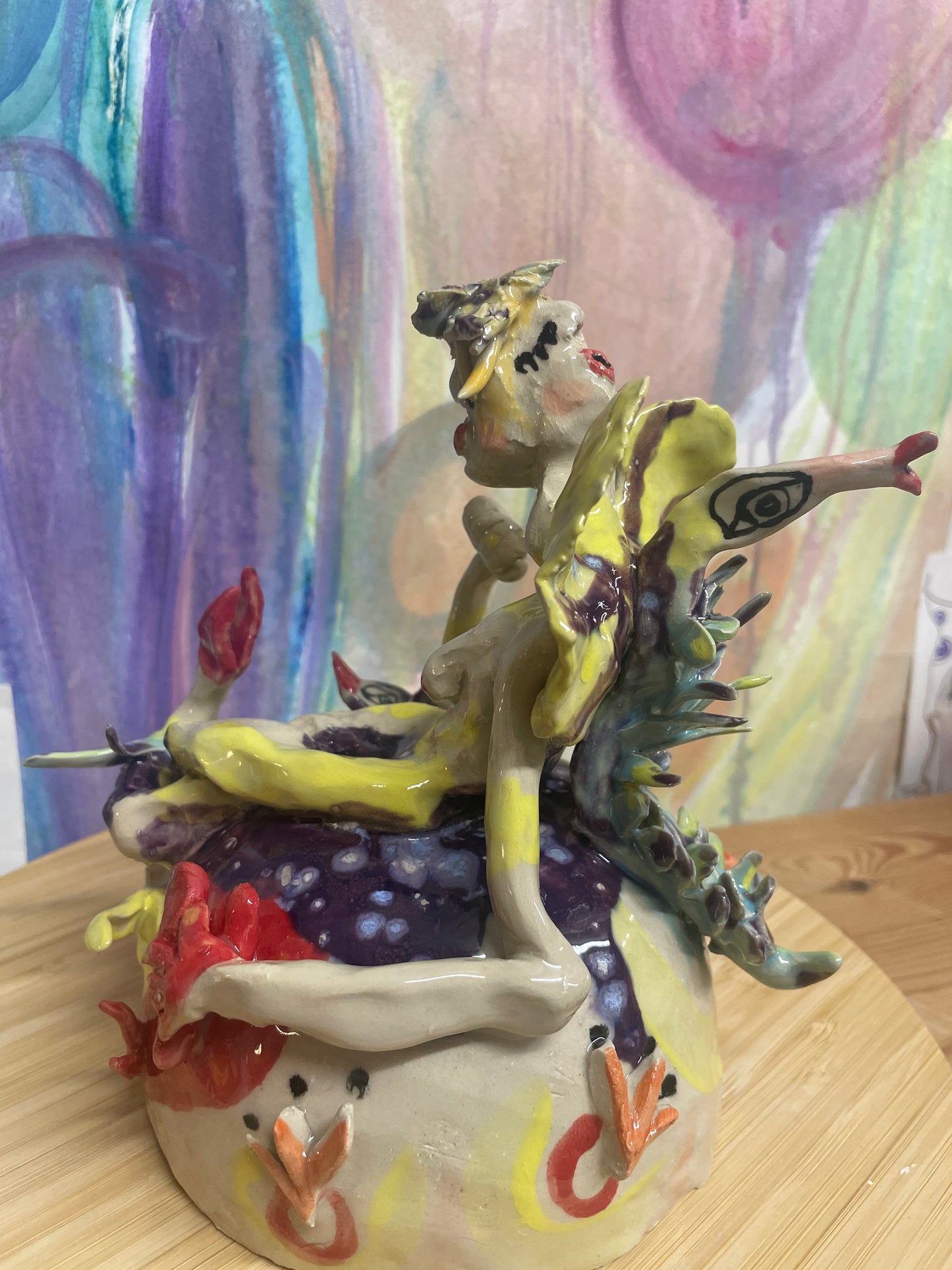 Keramik skulptur “ mit hjerte”