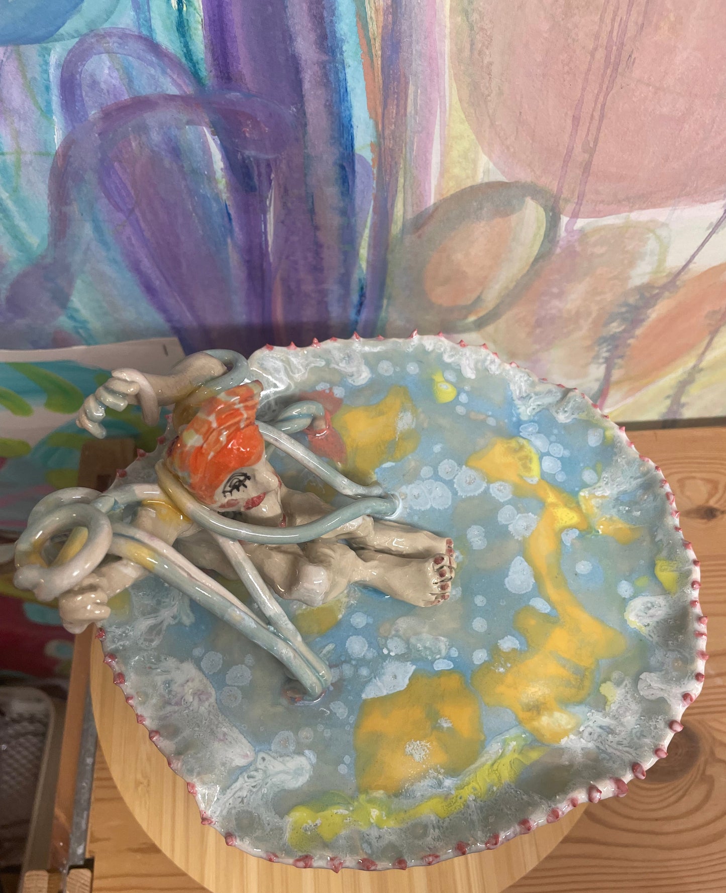 Keramik skulptur “ kluddermutter”