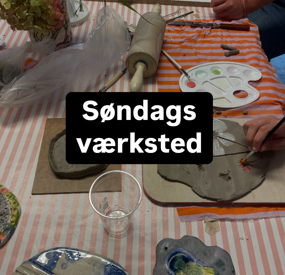 Søndags Værksted ⚫️ 10 Aug.⚫️ kl.12-15