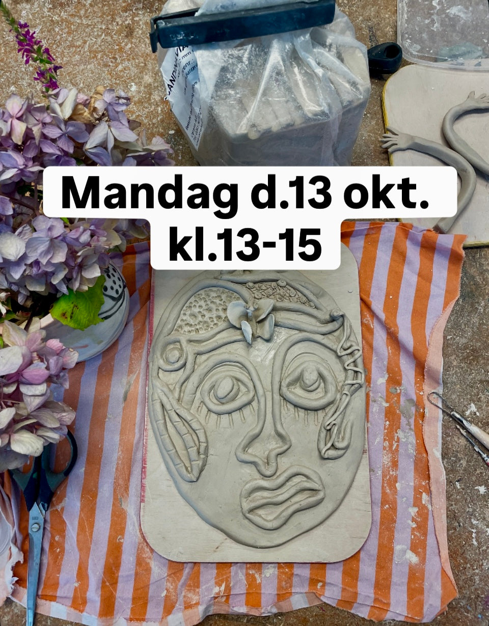 Keramik i Efterårs ferien ( 13 okt. kl. 13-15)