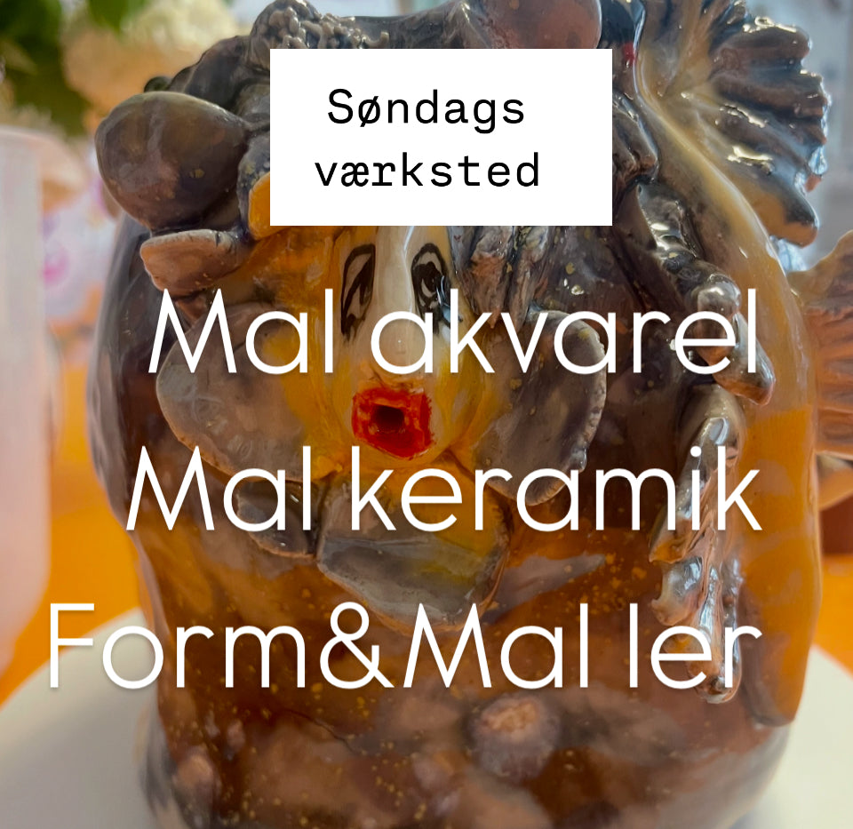 Søndags Værksted ⚫️ 10 Aug.⚫️ kl.12-15