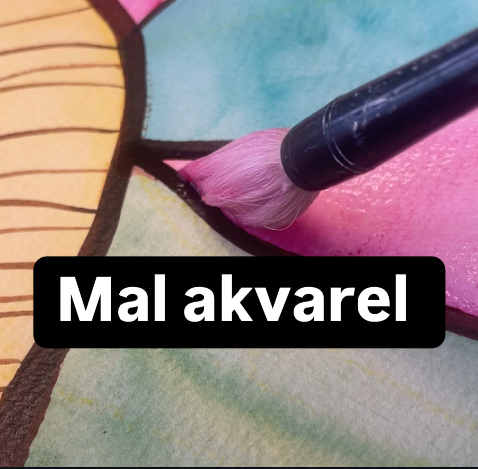 Akvarel workshop lørdag d.27 Sep. kl. 10-12.30