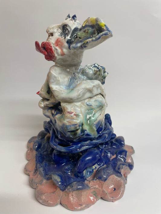 “ Tungestrøm” skulptur