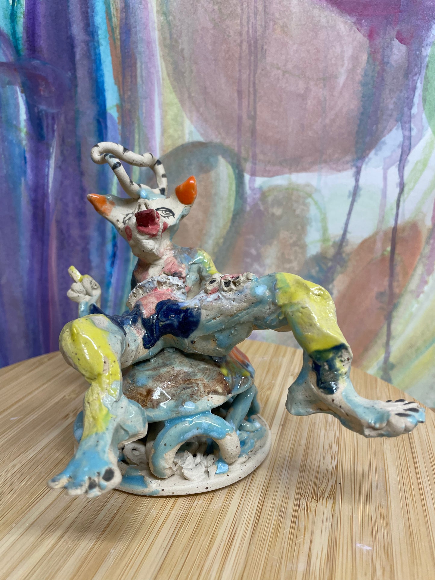 Keramik skulptur “svin”