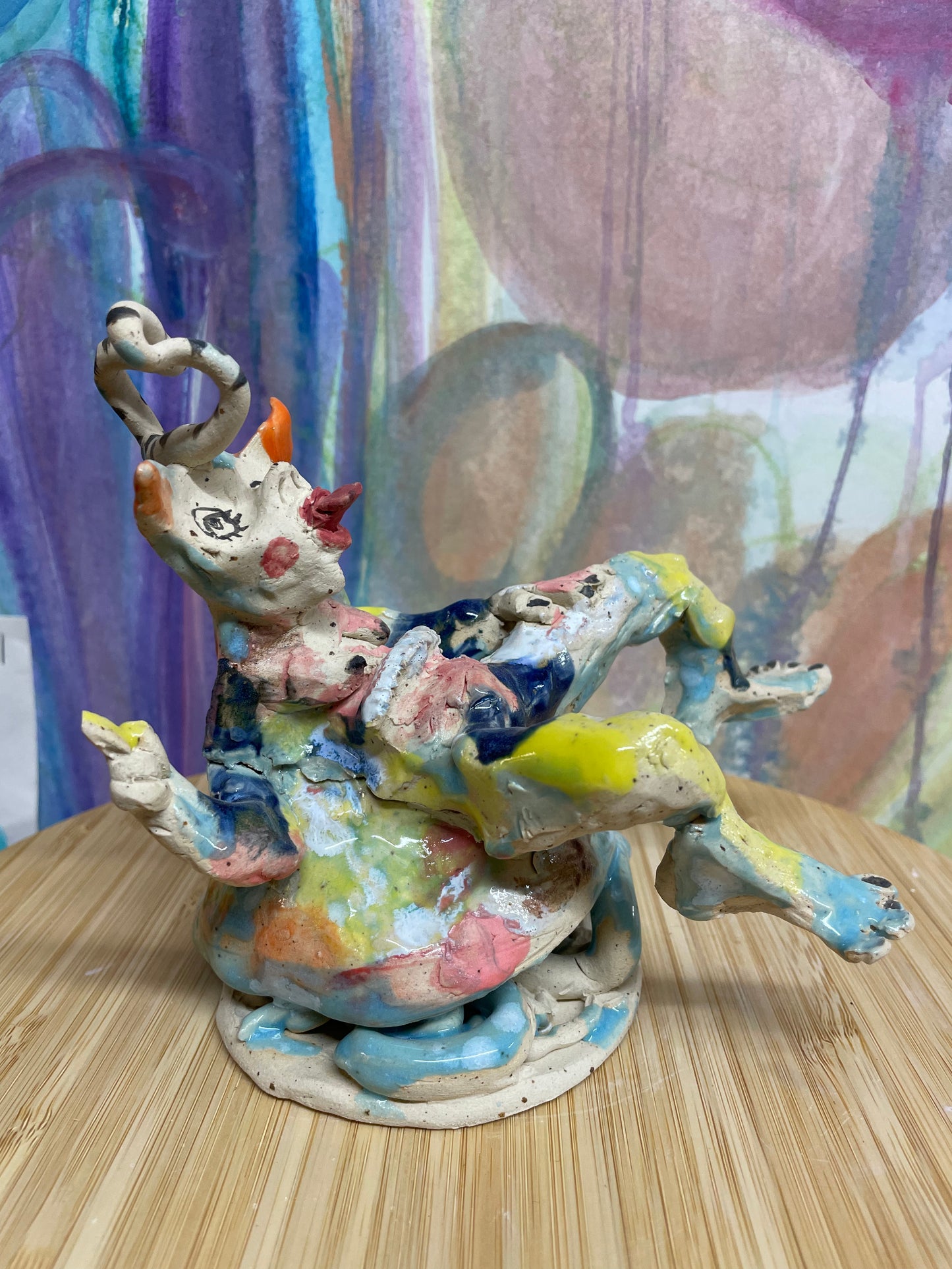 Keramik skulptur “svin”