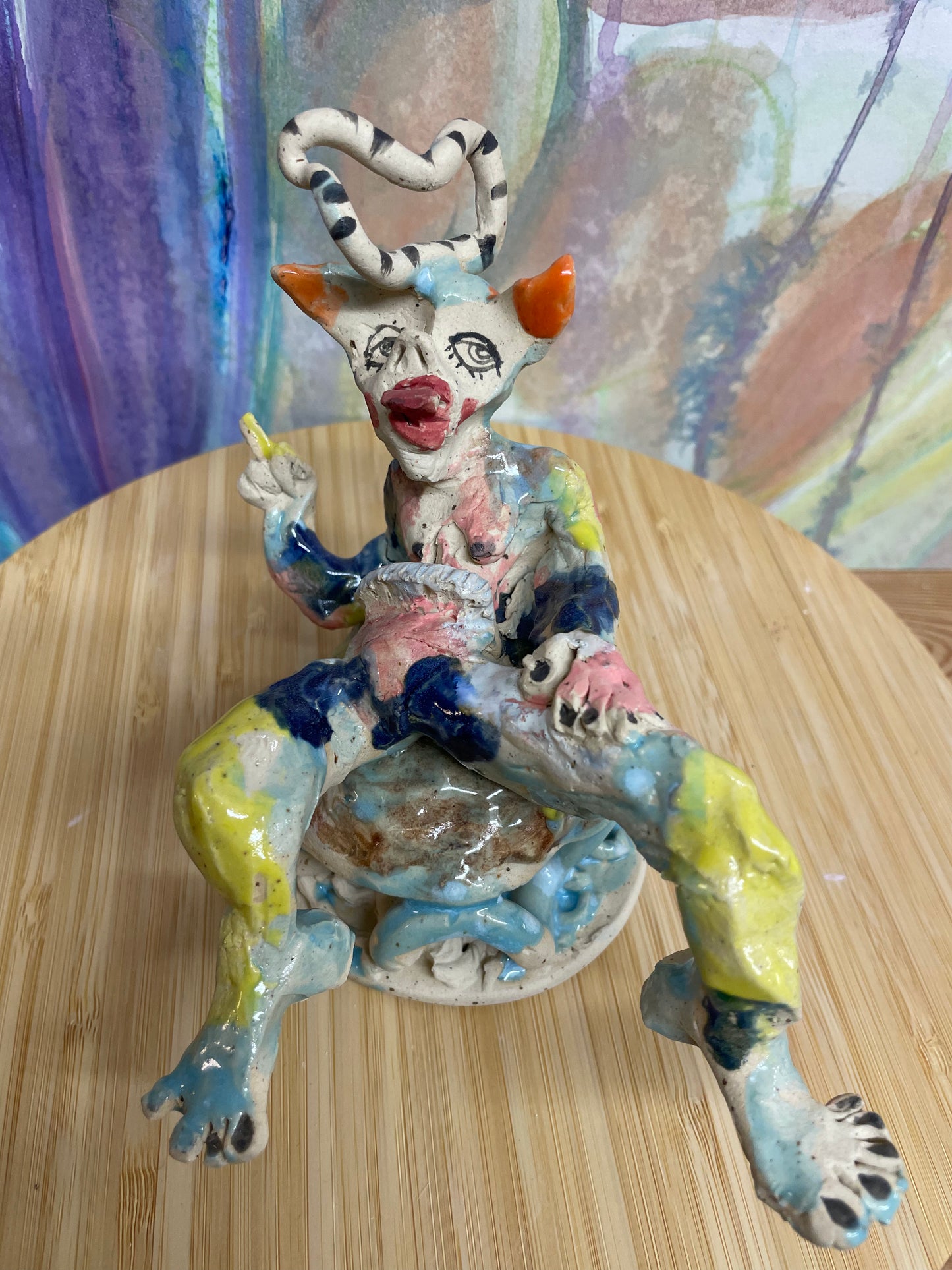 Keramik skulptur “svin”