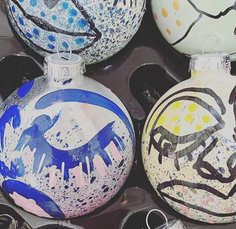 Mal på glas julekugler 8 nov. kl. 10-12.30