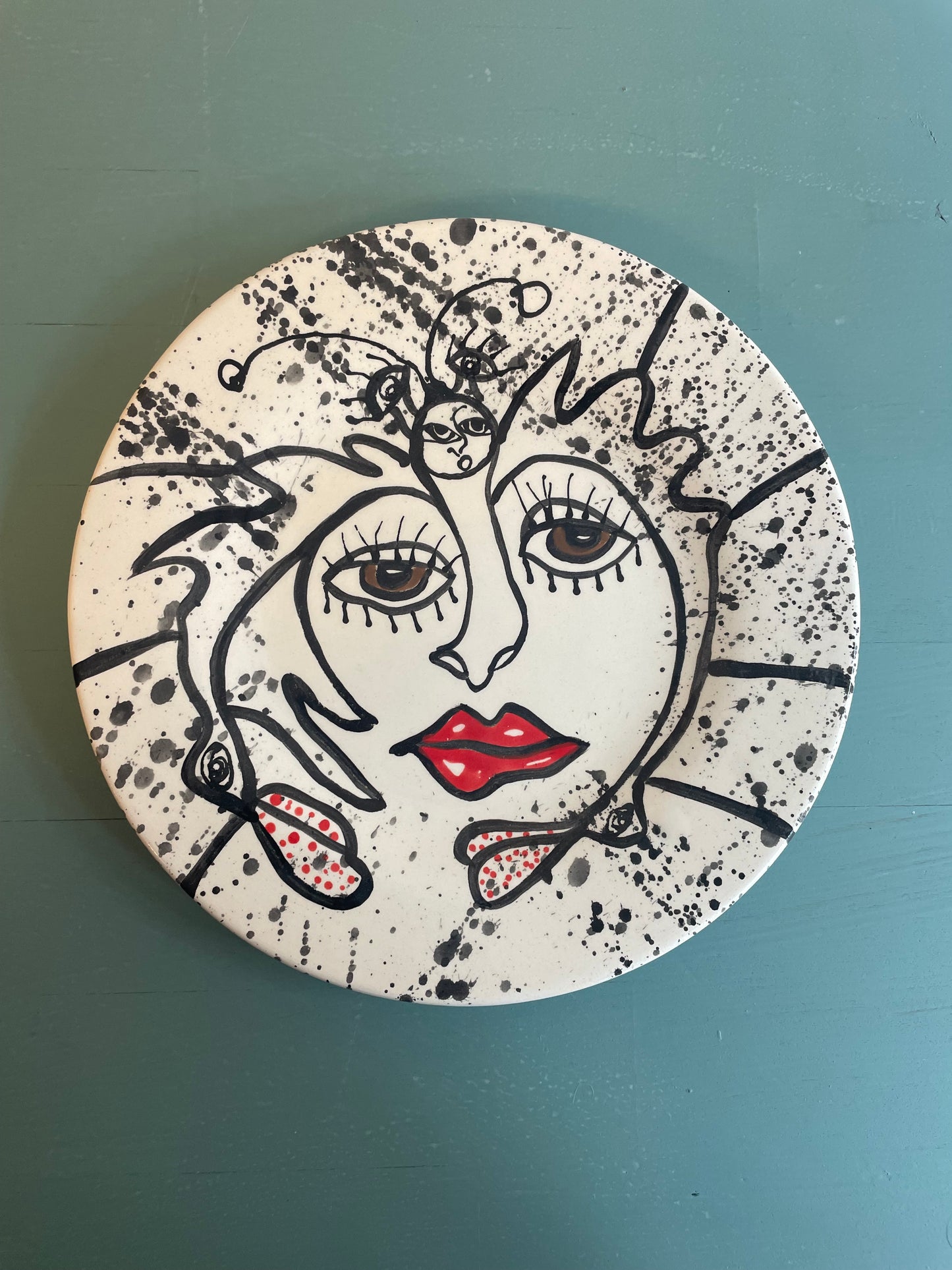 tallerken ansigt/dyr