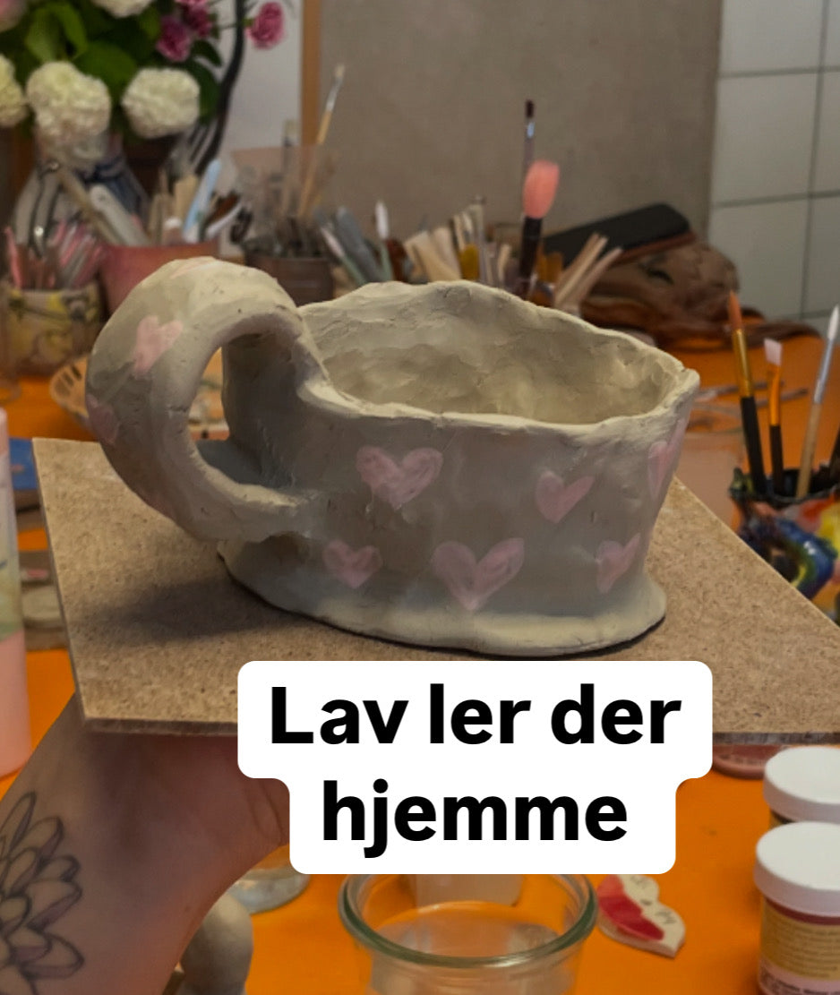 Lær ler at kende -lav keramik hjemme