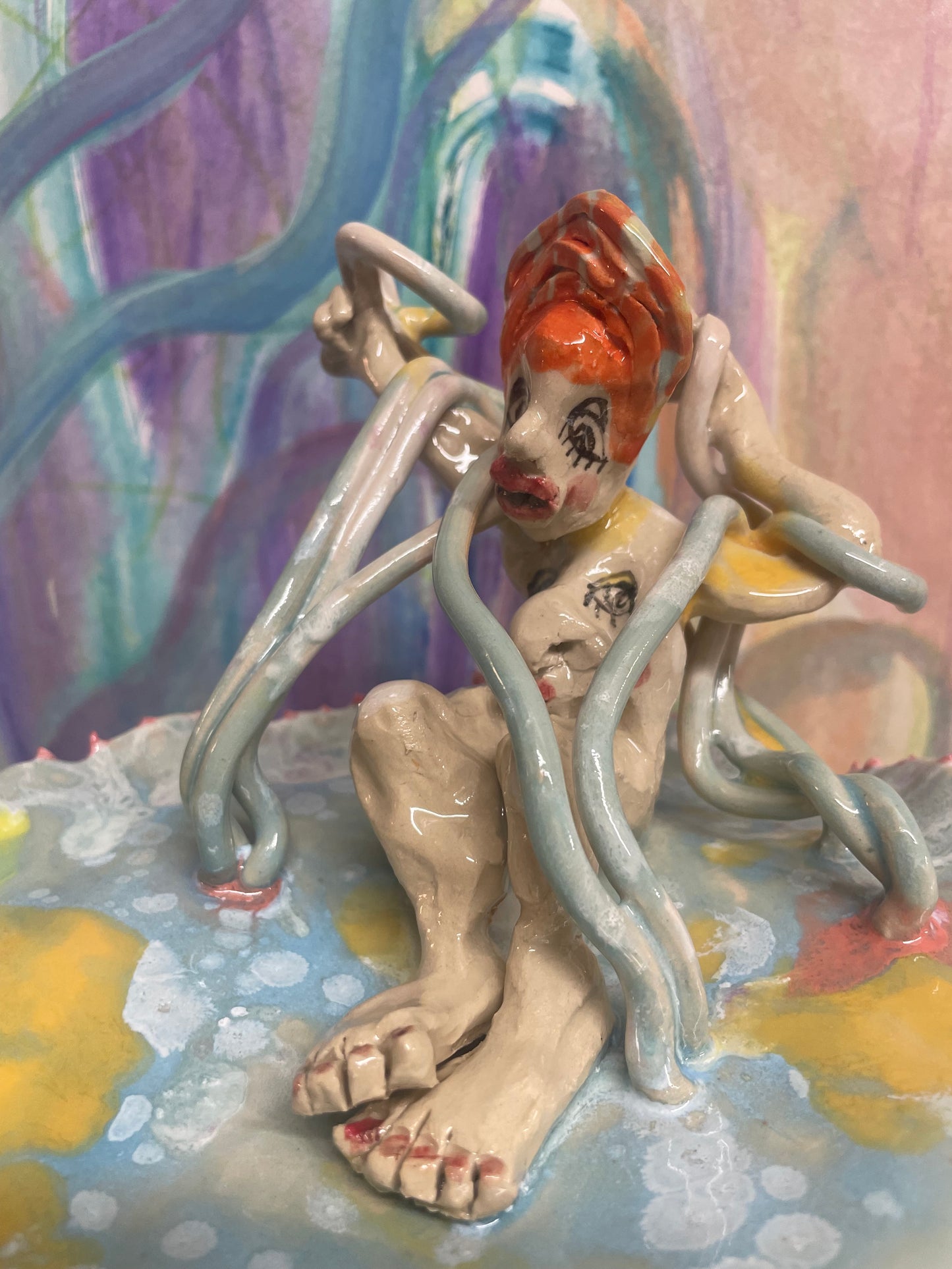 Keramik skulptur “ kluddermutter”