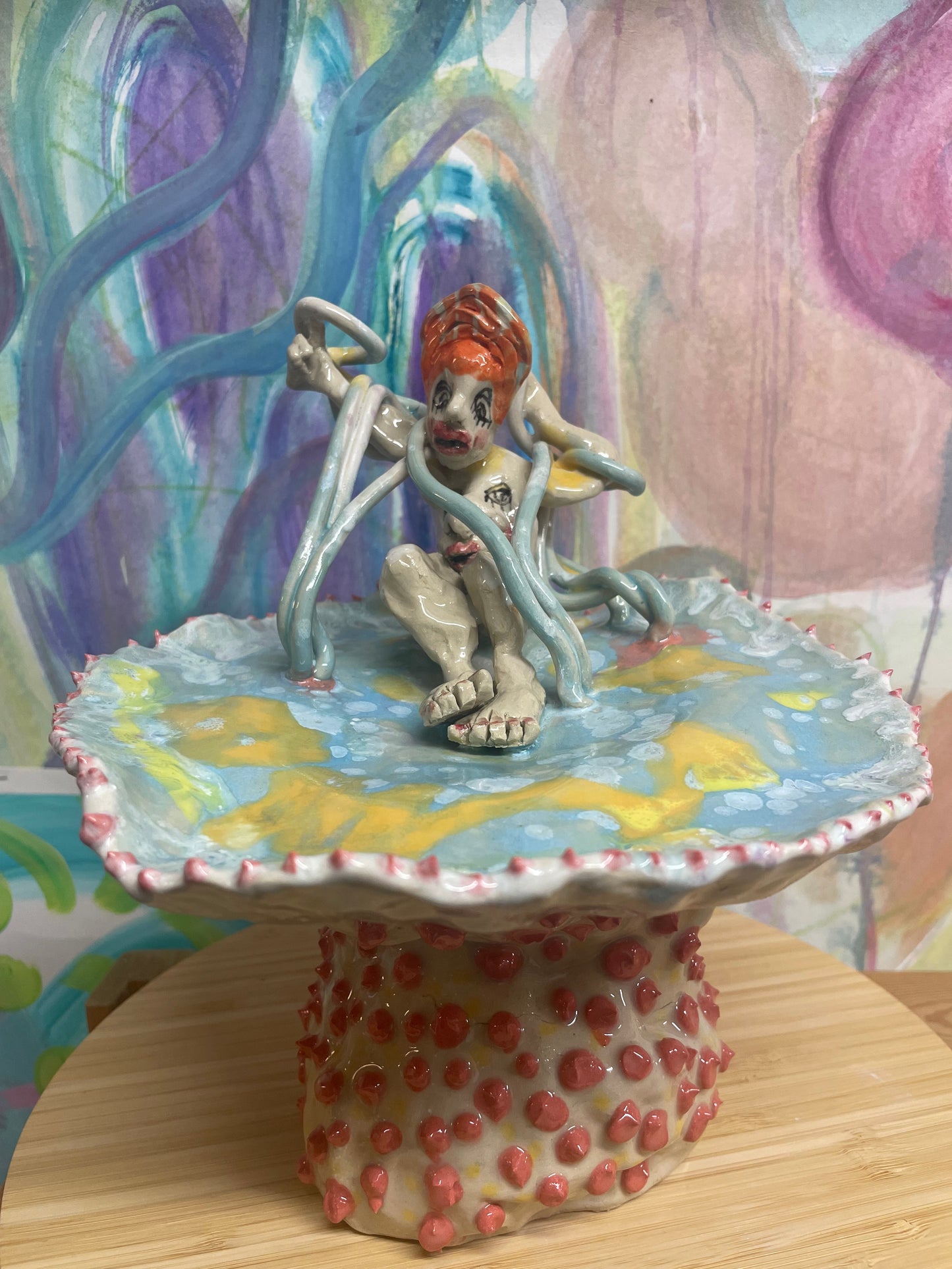 Keramik skulptur “ kluddermutter”