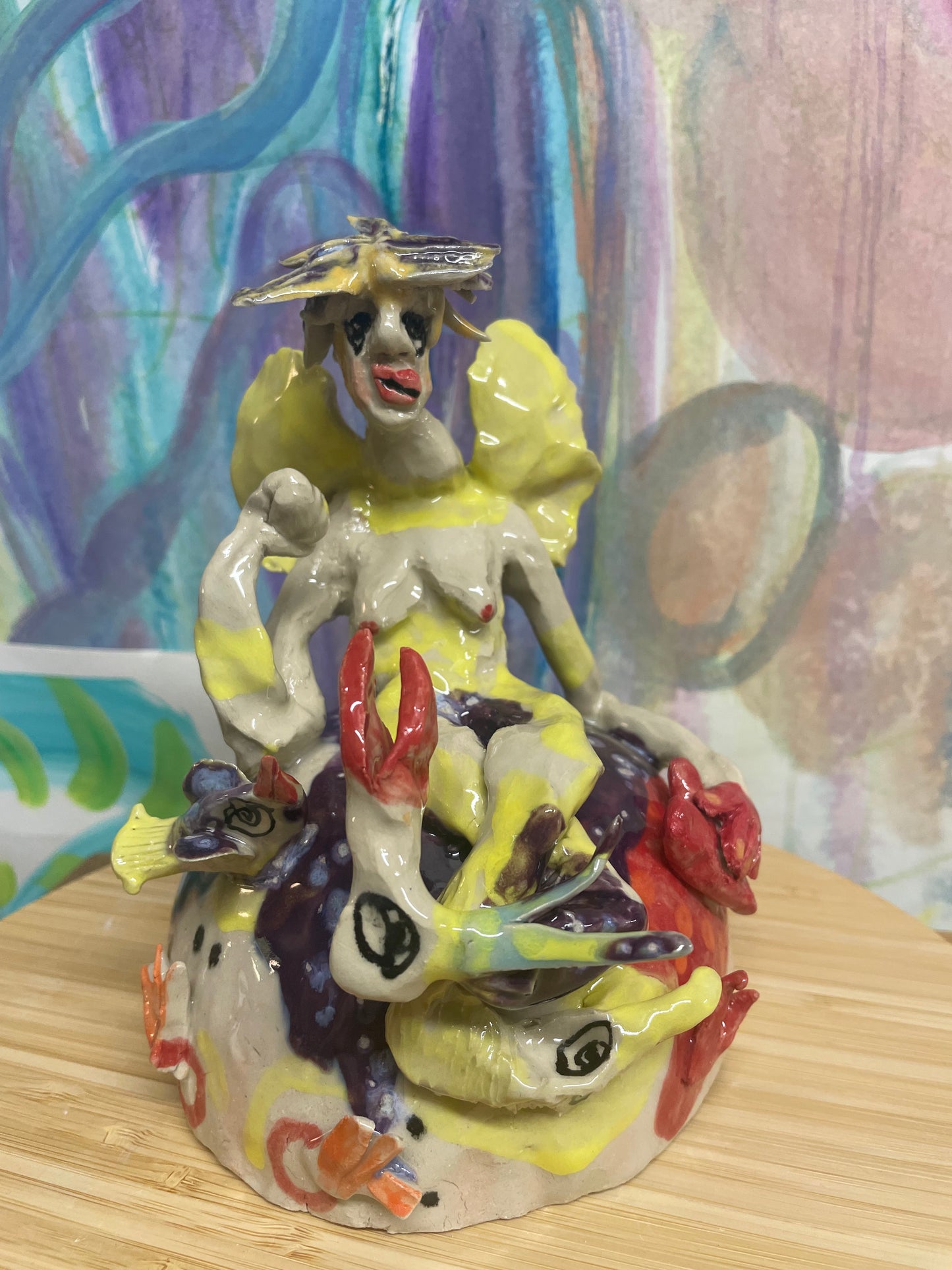 Keramik skulptur “ mit hjerte”