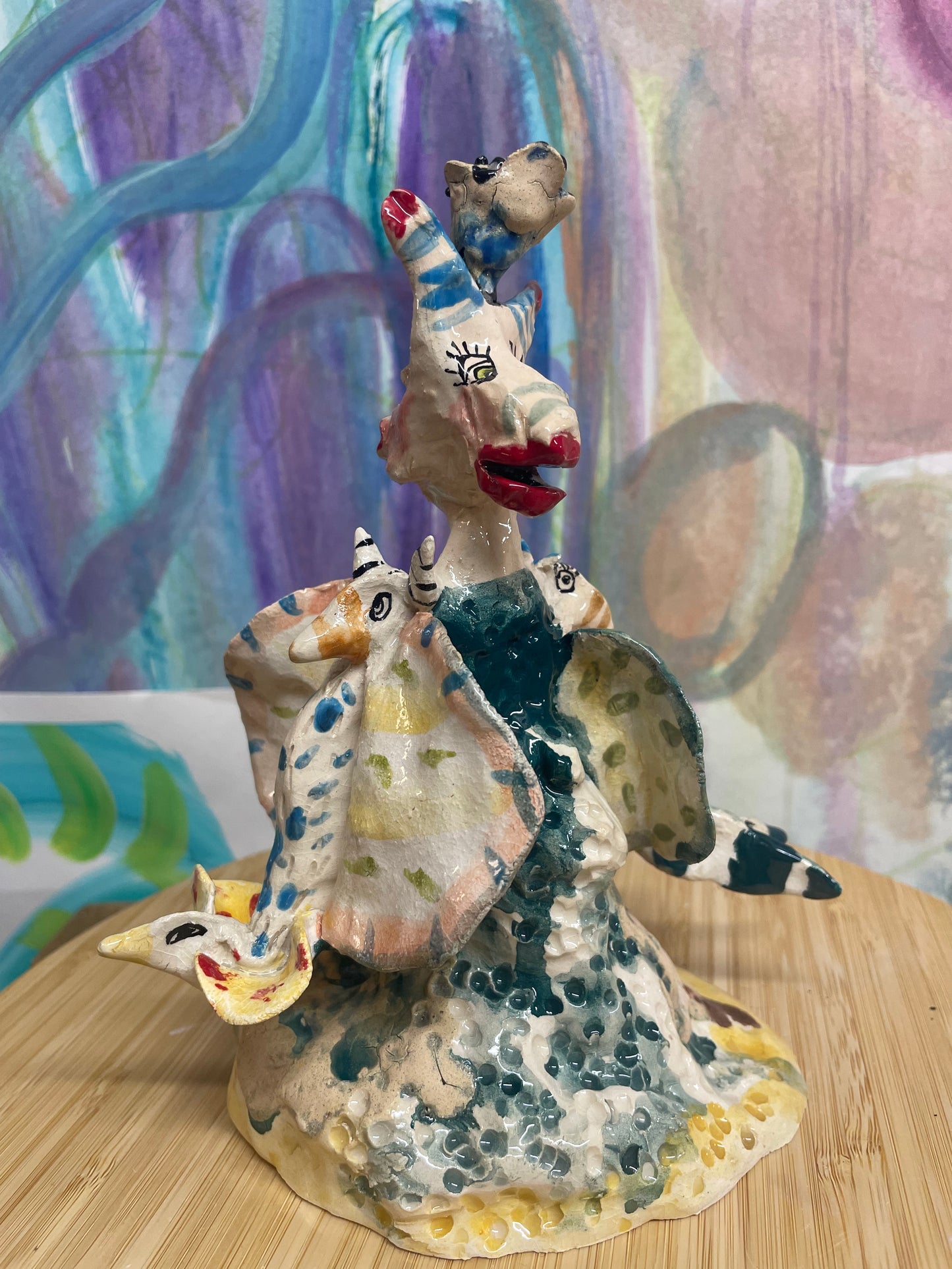 Keramik skulptur “frihed type “