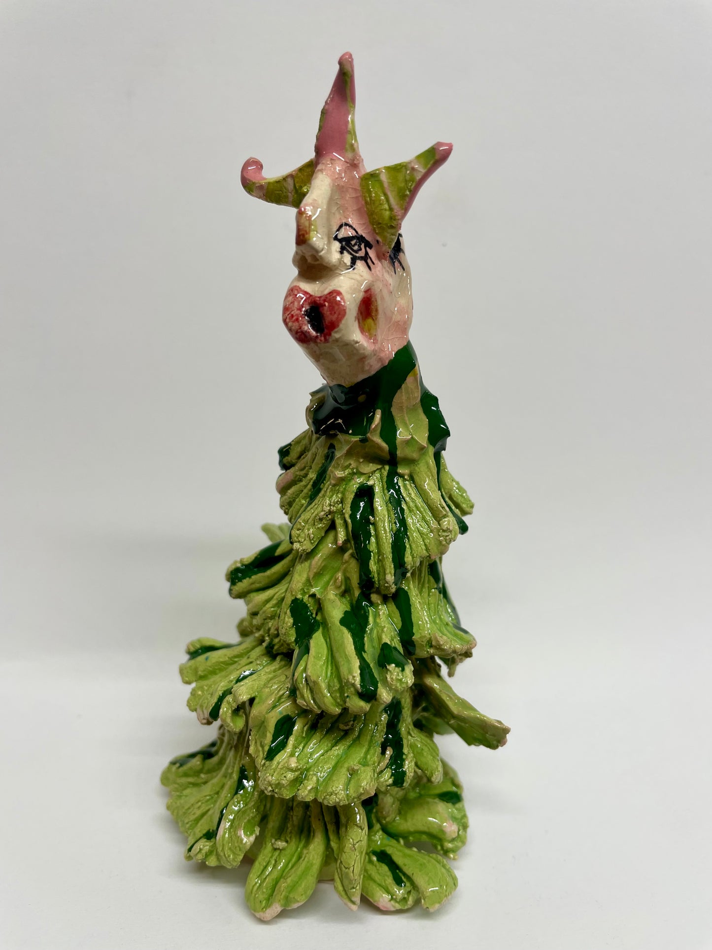 Keramik træ med 2 ansigter