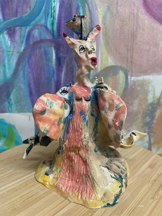 Keramik skulptur “frihed type “