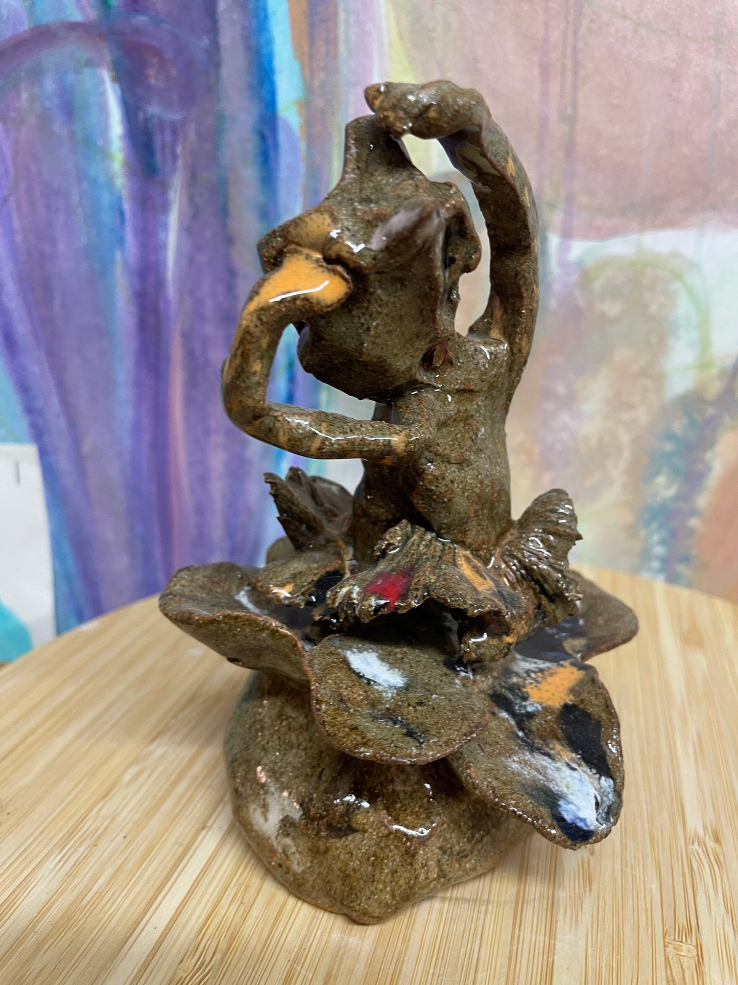 Keramik skulptur “Danse musen ”