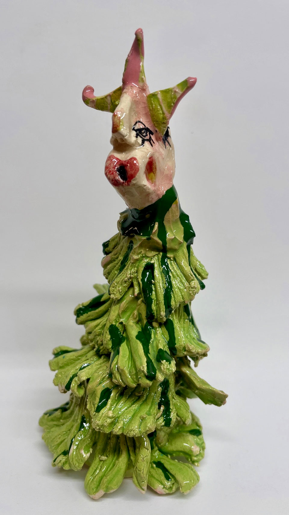 Keramik træ med 2 ansigter