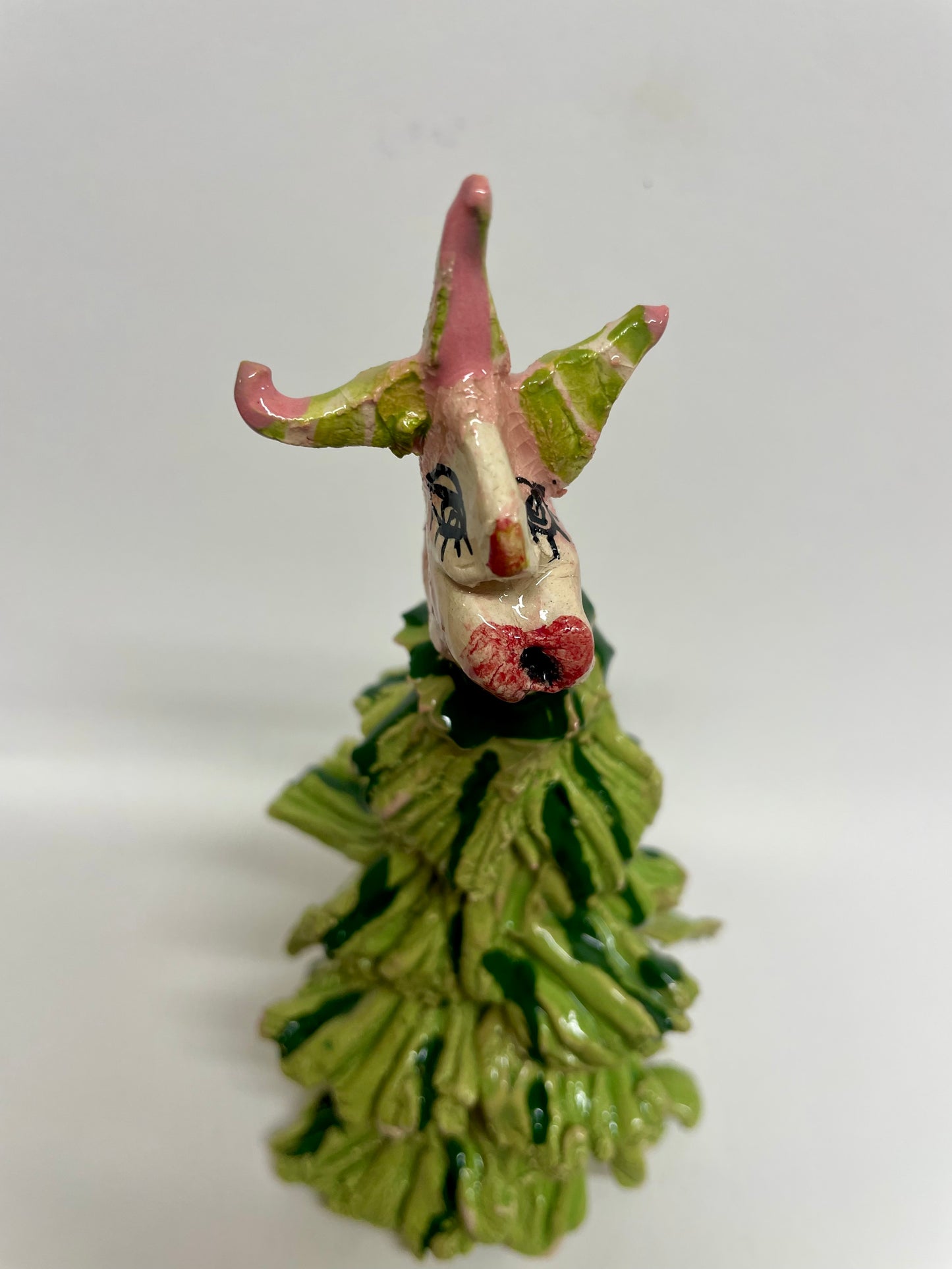 Keramik træ med 2 ansigter