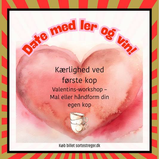 Date med ler og vin ❤️ 14 Feb.