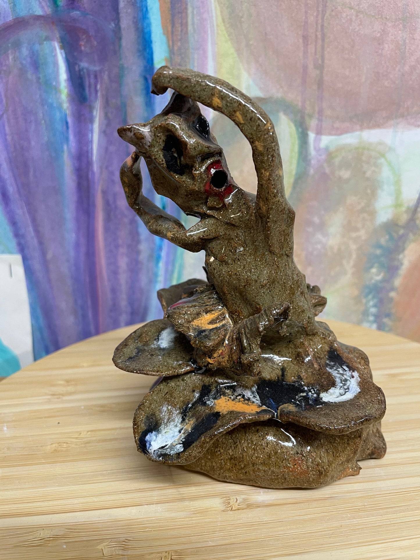 Keramik skulptur “Danse musen ”