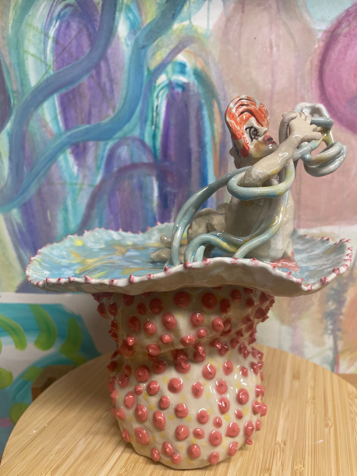 Keramik skulptur “ kluddermutter”