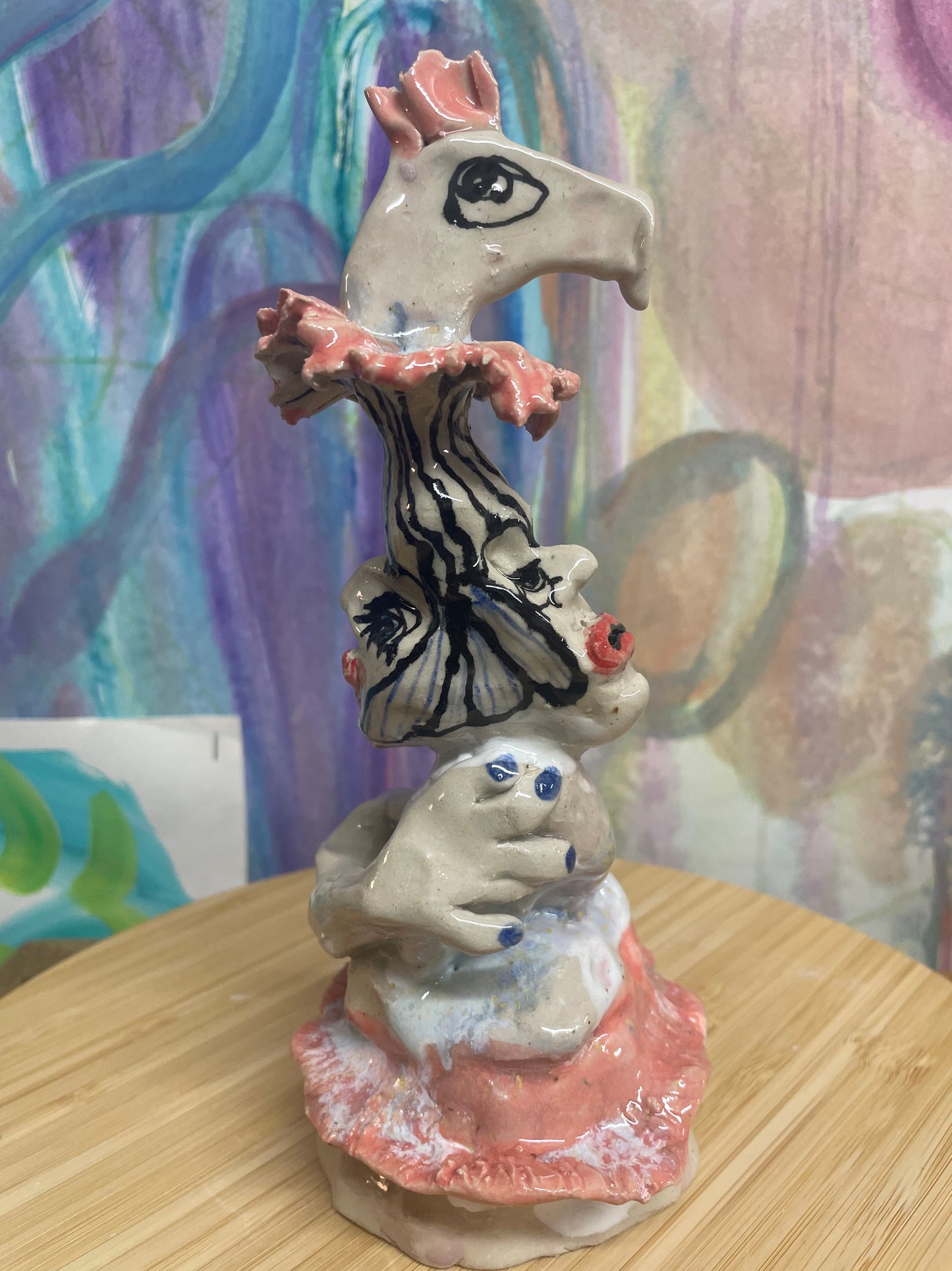 Keramik Skulptur “medspiller”