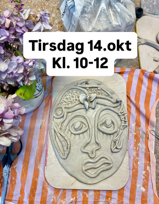 Keramik i Efterårs ferien ( 14. okt. kl. 10-12)