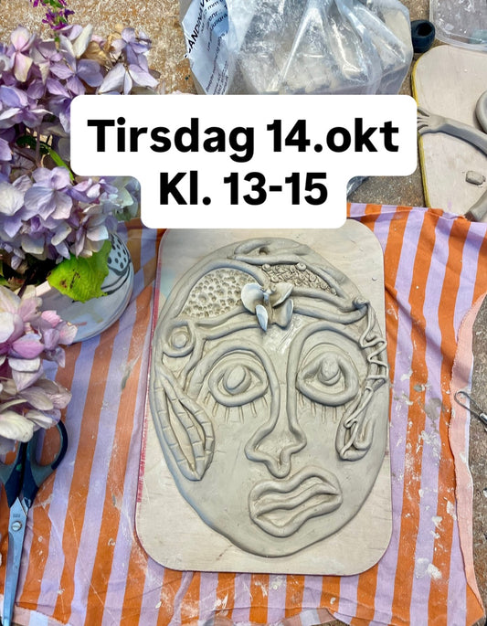 Keramik i Efterårs ferien ( 14. okt. kl. 13-15)