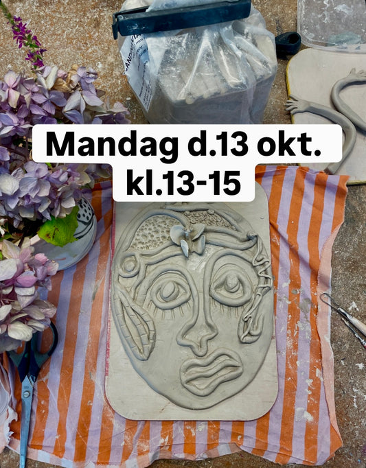 Keramik i Efterårs ferien ( 13 okt. kl. 13-15)