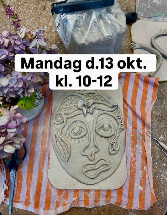 Keramik i Efterårs ferien ( 13 okt. kl. 10-12)