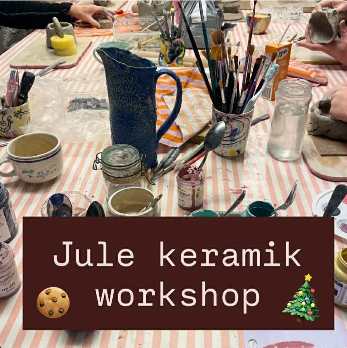 Keramik workshop Søndag d.16 nov. kl. 10.00–12.30