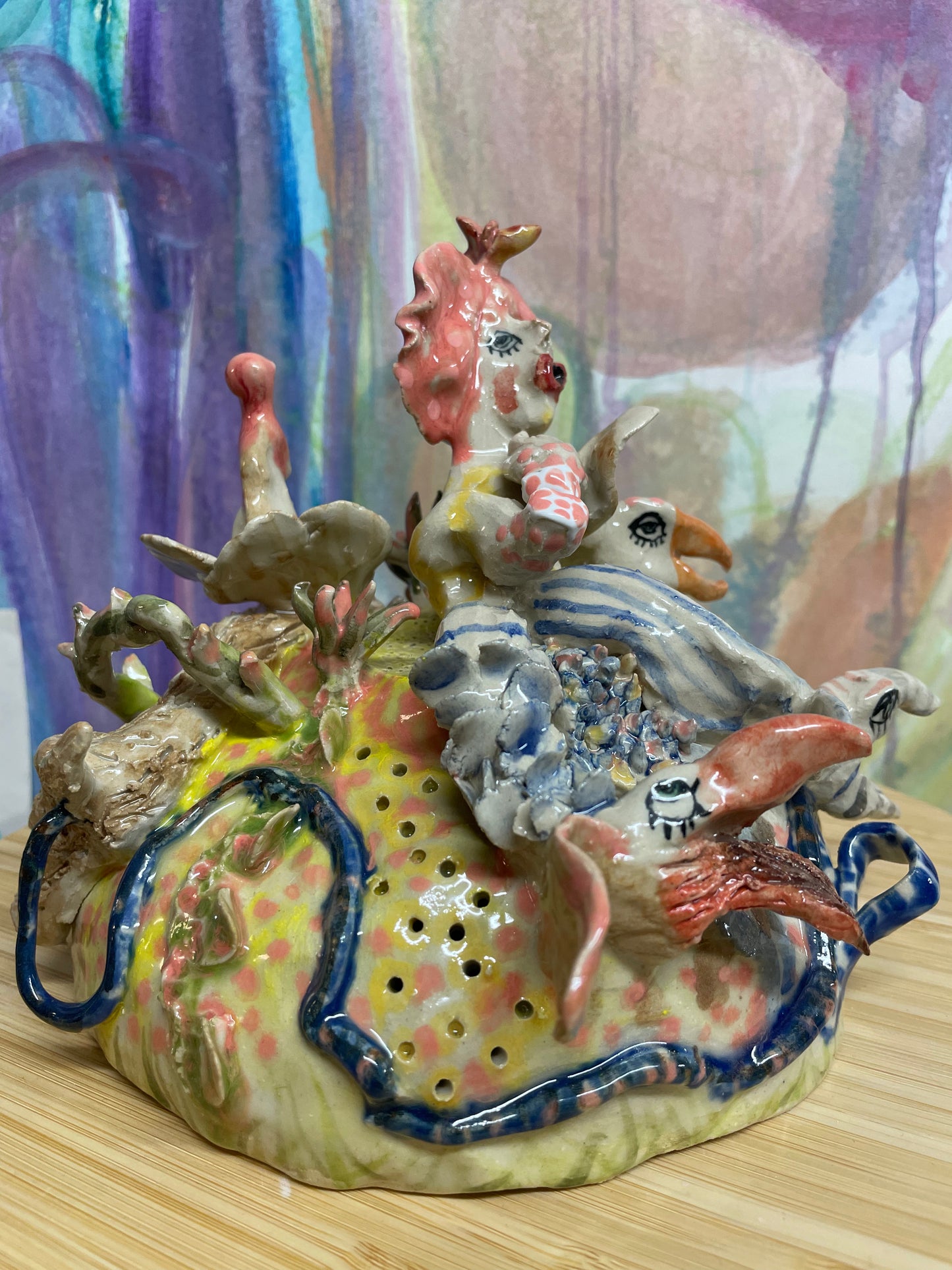 Keramik skulptur “hunde lufter”