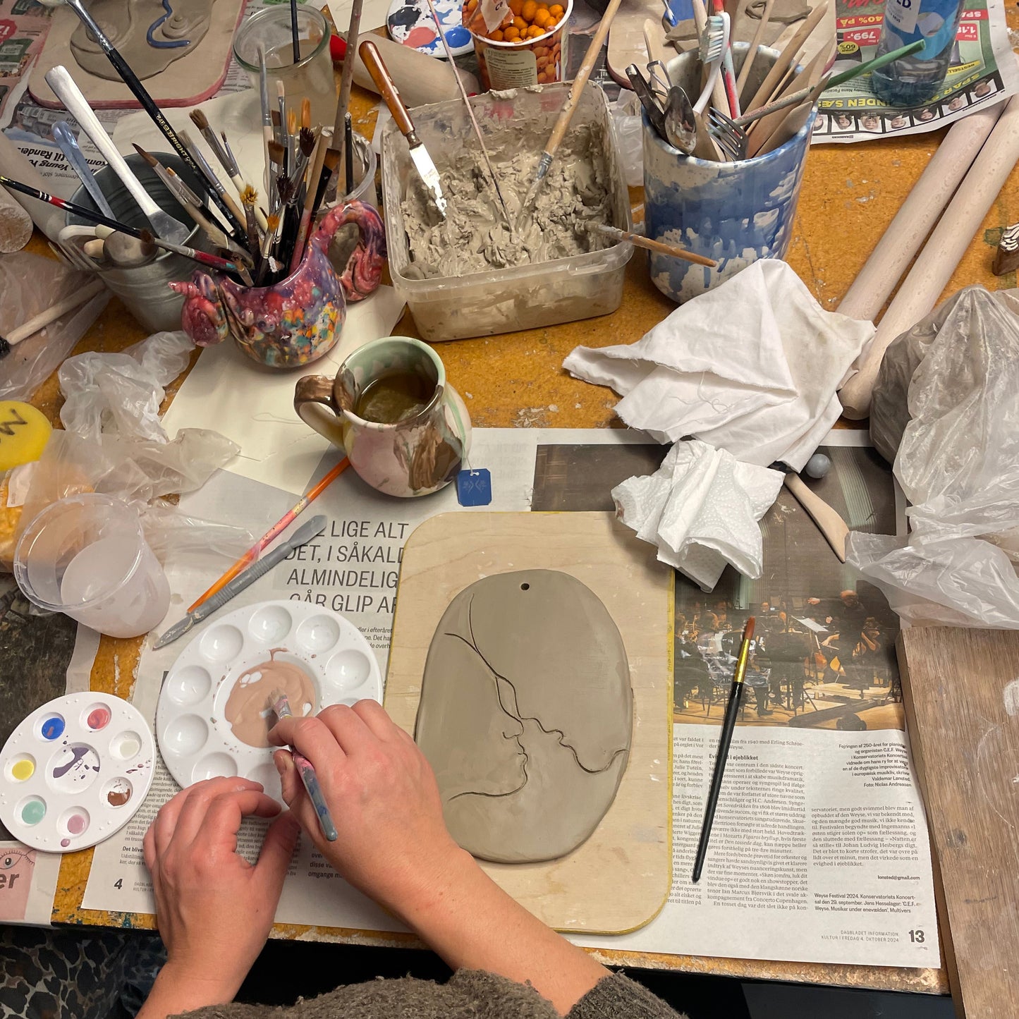 Maj-Keramik forløb for børn  7-12 år onsdage Kl. 14-16.30